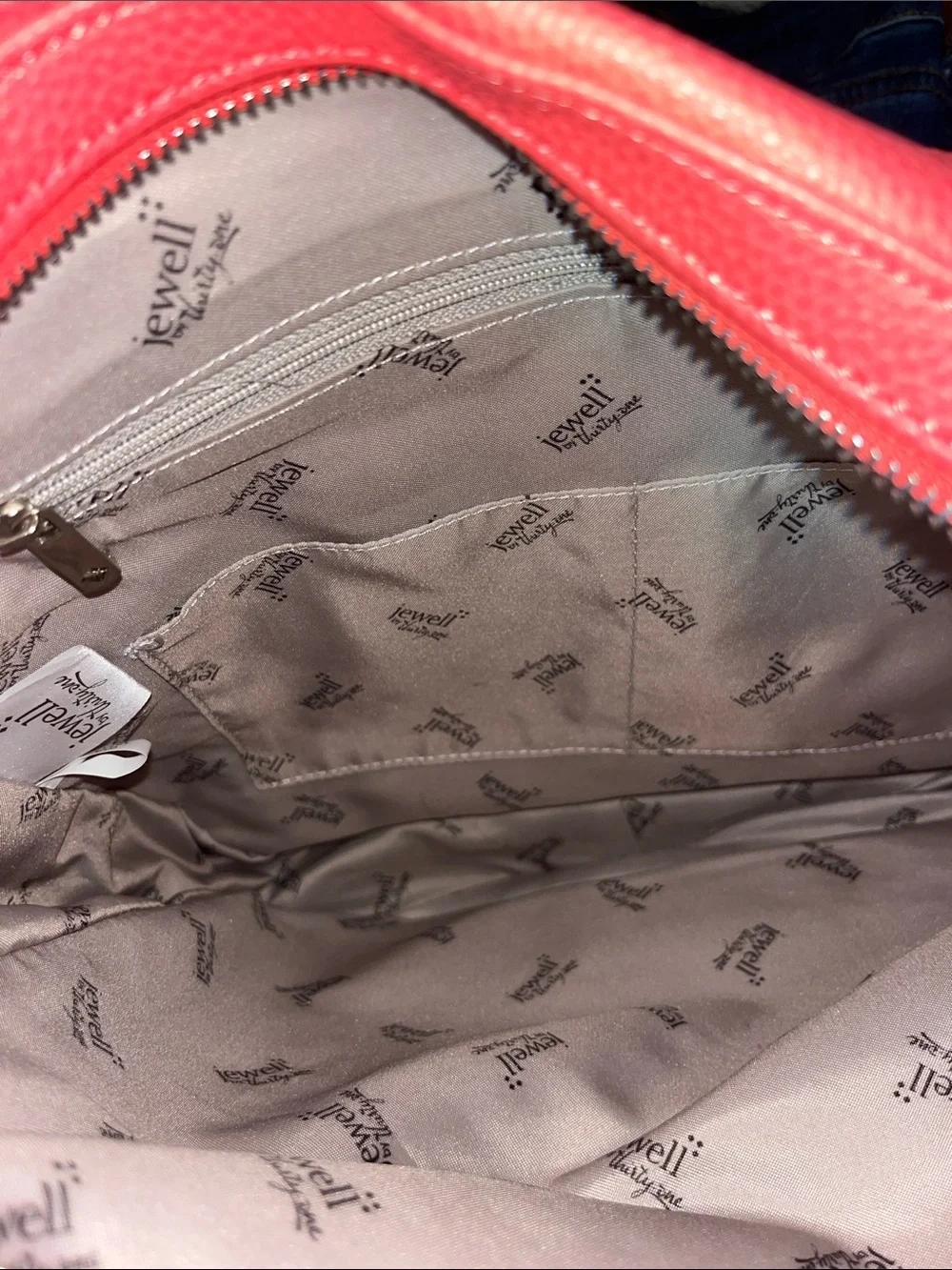 Jewell by Thirty-One  Hobo Shoulder Bag in Coral Orange